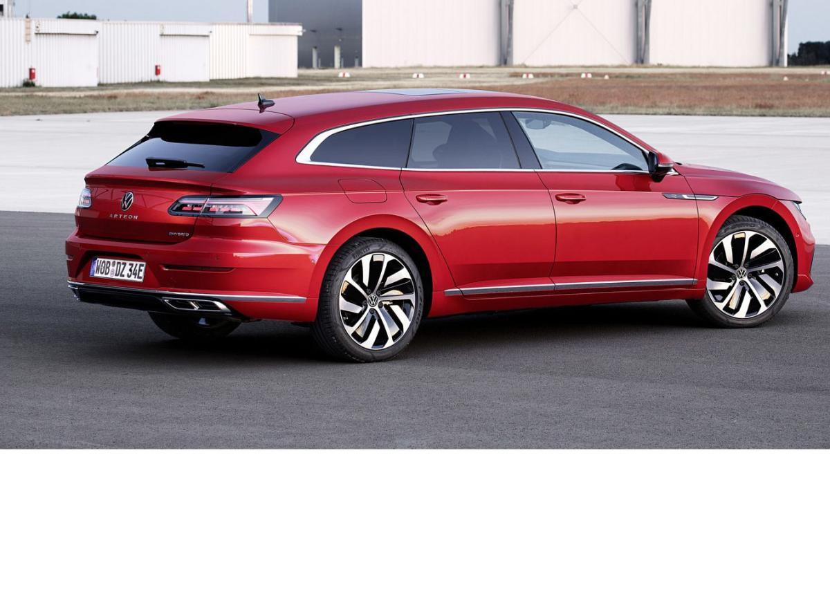 VW Arteon in beiden Karosserieformen als Plug-in-Hybrid