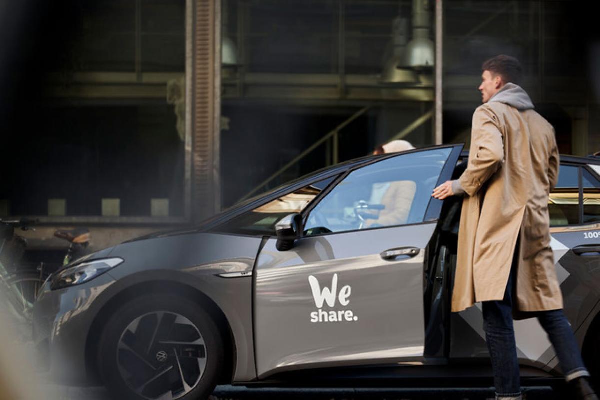 WeShare Business: 2.300 Firmenwagen, 100% flexibel, 0 Emission.