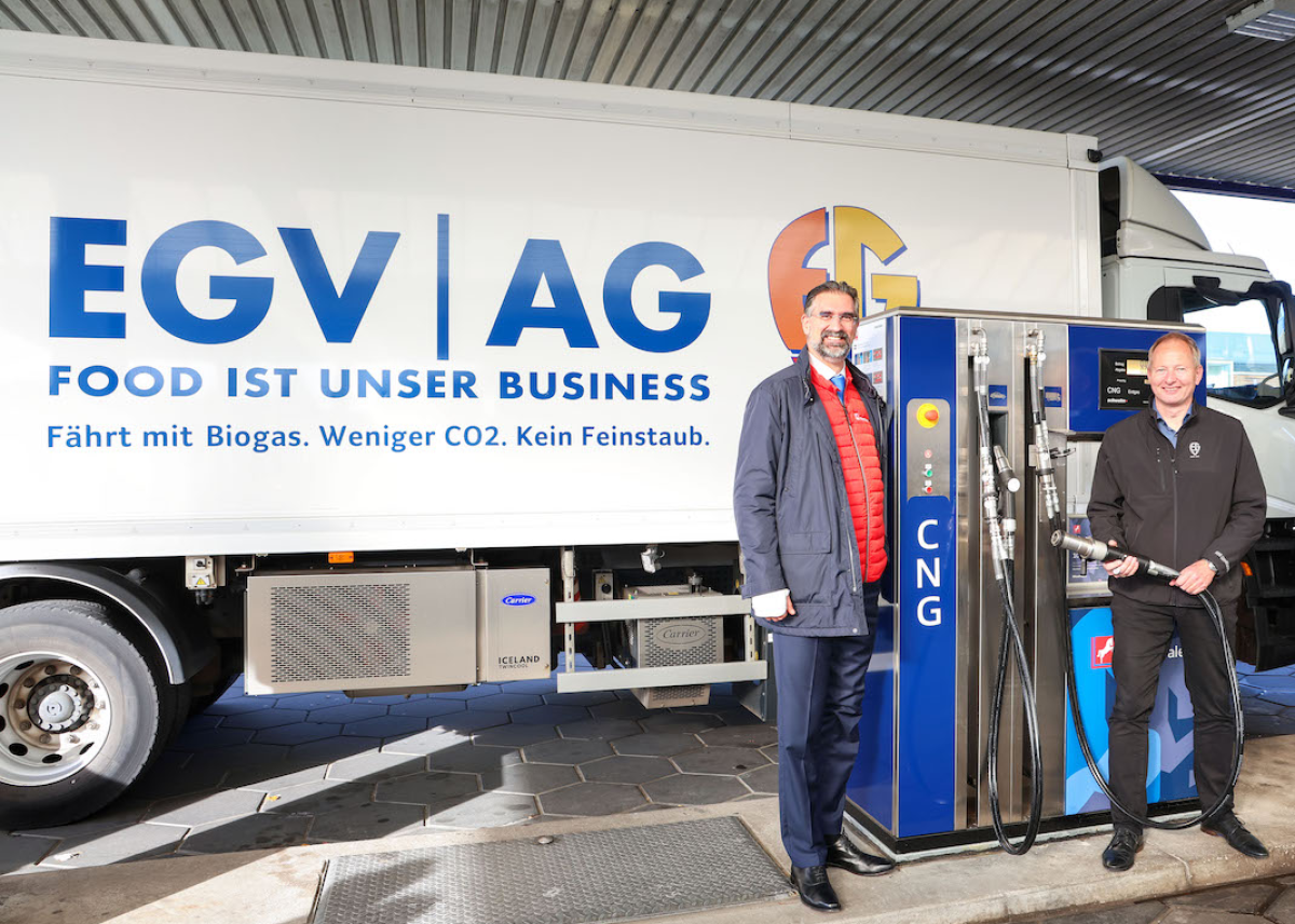 Westfalen eröffnet Bio-CNG-Tankstelle in Herford: Kooperation mit EGV AG für klimafreundlichere Logistik