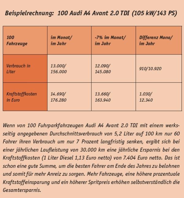 Spritsparen leicht gemacht?