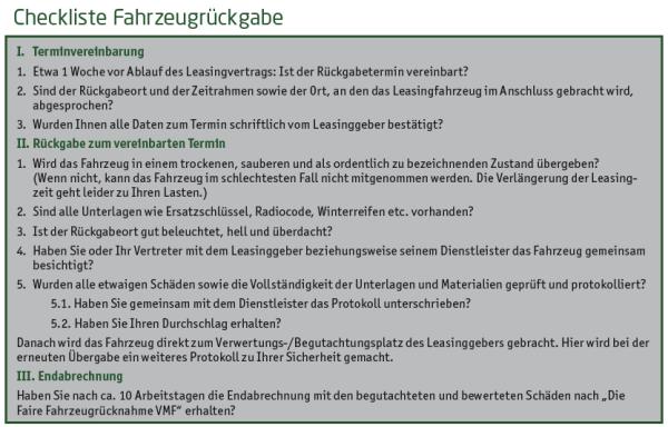 Die Faire Fahrzeugbewertung und -rücknahme VMF