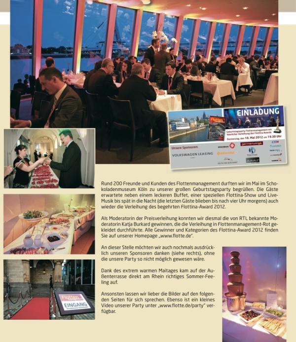 Flottenmanagement ist 10! Party und Award