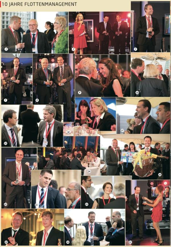 Flottenmanagement ist 10! Party und Award