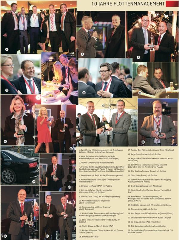 Flottenmanagement ist 10! Party und Award