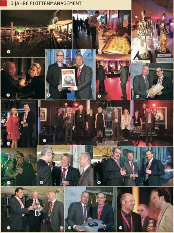 Flottenmanagement ist 10! Party und Award