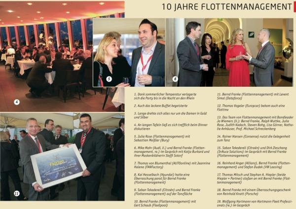Flottenmanagement ist 10! Party und Award