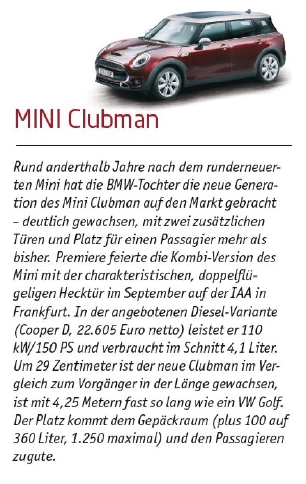 Viel Platz, geringer Verbrauch