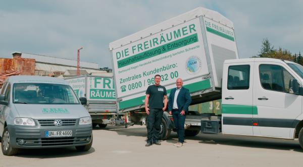 Pünktlich vor Ort