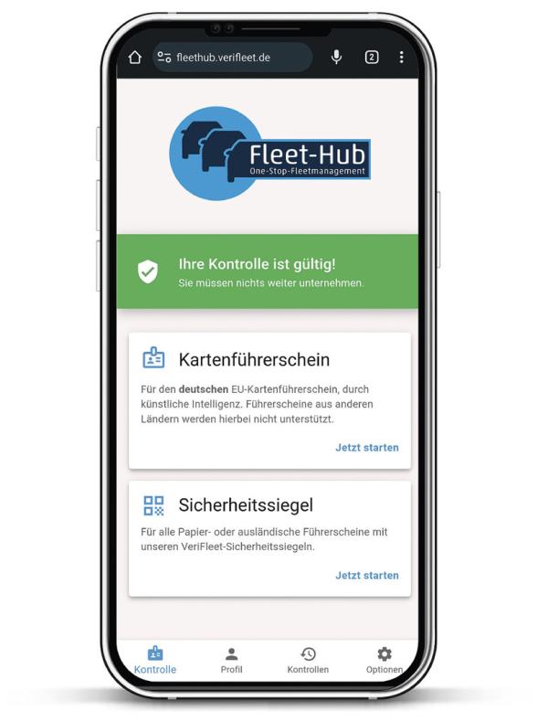 Digitale Führerscheinkontrolle