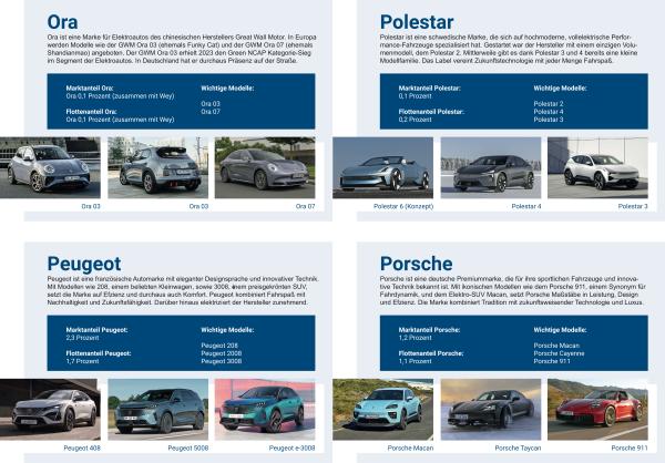 Marktübersicht relevanter Automobilhersteller